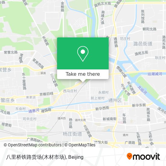八里桥铁路货场(木材市场) map