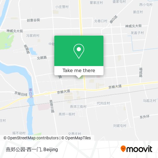 燕郊公园-西一门 map