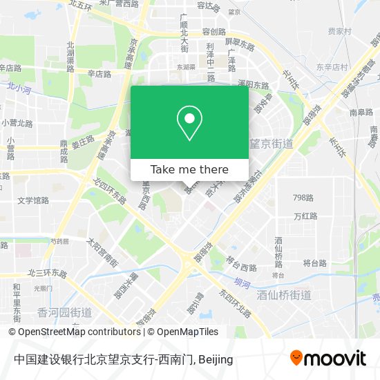 中国建设银行北京望京支行-西南门 map
