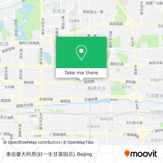 康佰馨大药房(好一生甘露园店) map