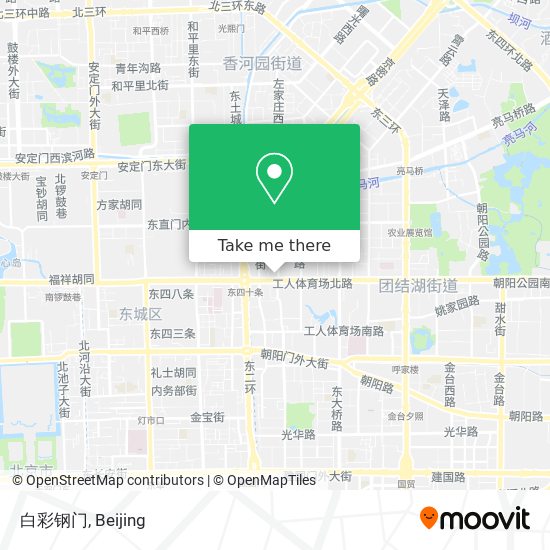 白彩钢门 map