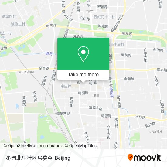 枣园北里社区居委会 map