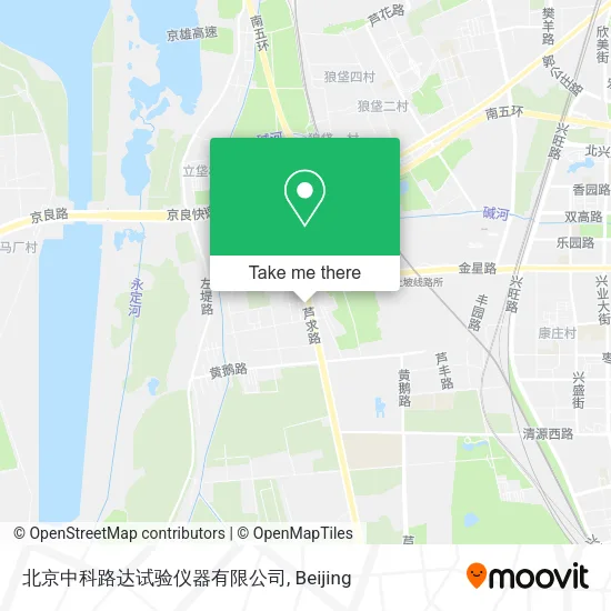 北京中科路达试验仪器有限公司 map
