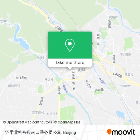 怀柔北机务段南口乘务员公寓 map