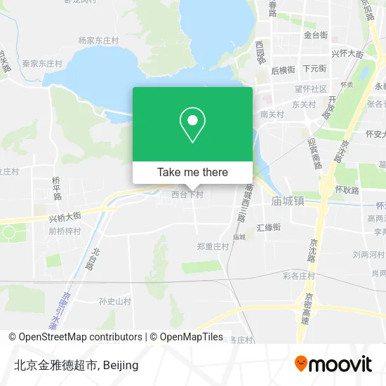 北京金雅德超市 map