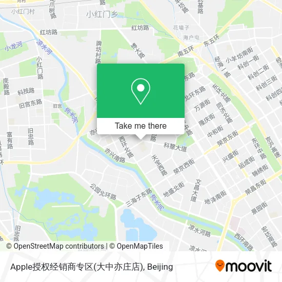 Apple授权经销商专区(大中亦庄店) map