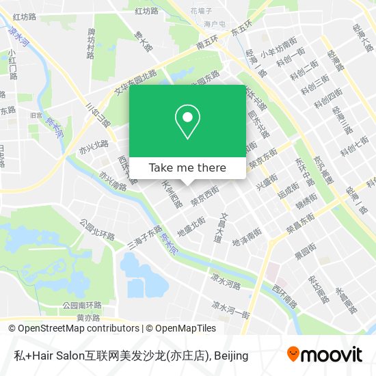 私+Hair Salon互联网美发沙龙(亦庄店) map