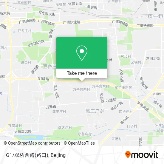 G1/双桥西路(路口) map