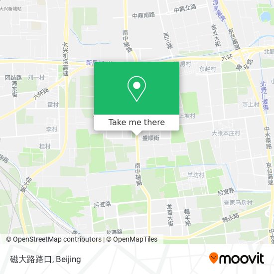 磁大路路口 map