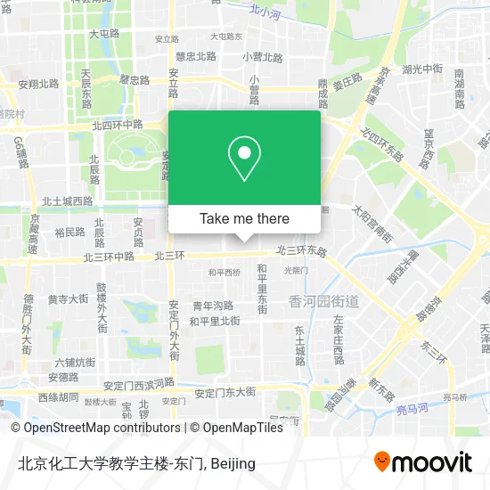 北京化工大学教学主楼-东门 map