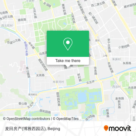 麦田房产(博雅西园店) map