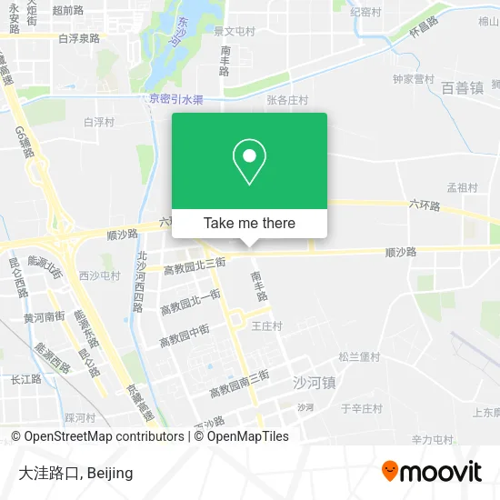 大洼路口 map