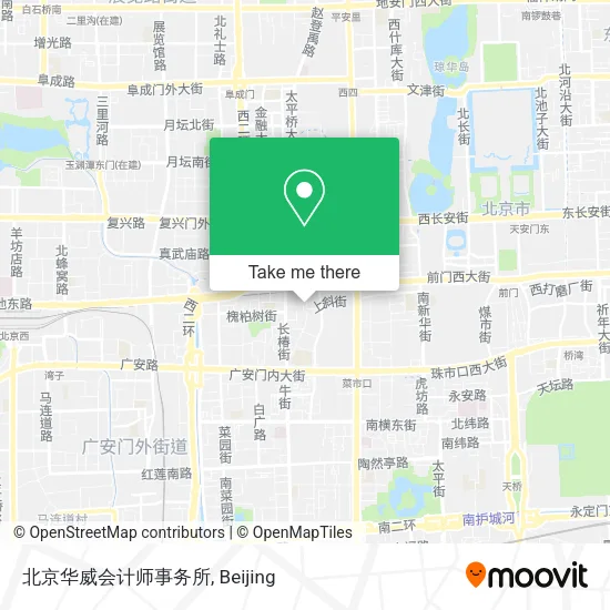 北京华威会计师事务所 map