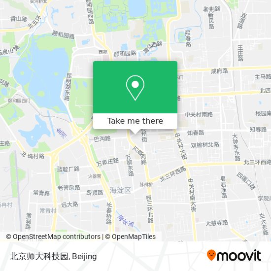 北京师大科技园 map