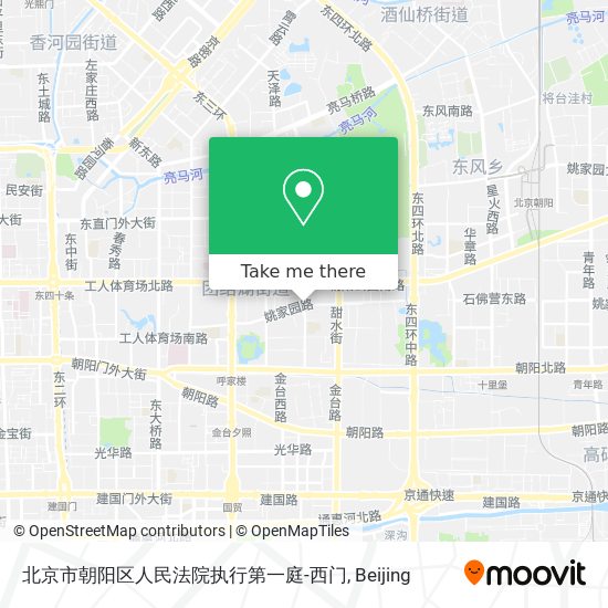 北京市朝阳区人民法院执行第一庭-西门 map