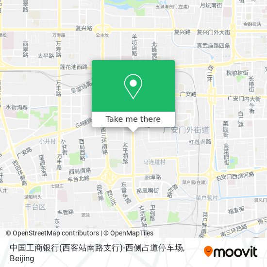 中国工商银行(西客站南路支行)-西侧占道停车场 map