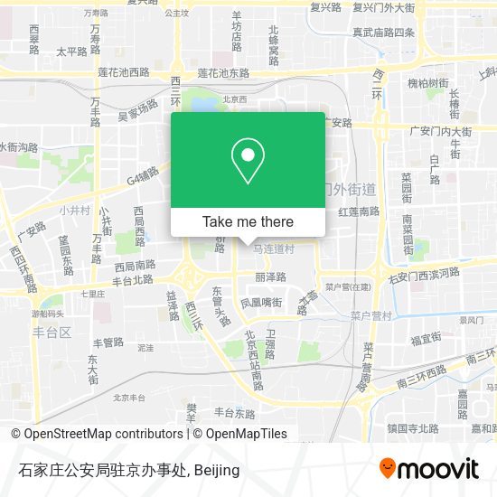 石家庄公安局驻京办事处 map