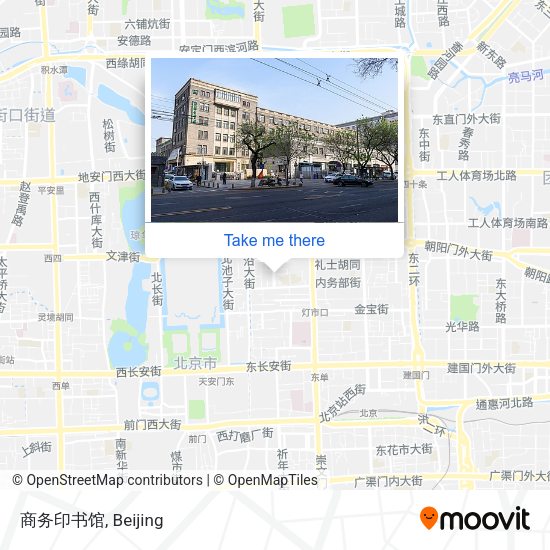 商务印书馆 map