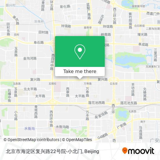 北京市海淀区复兴路22号院-小北门 map