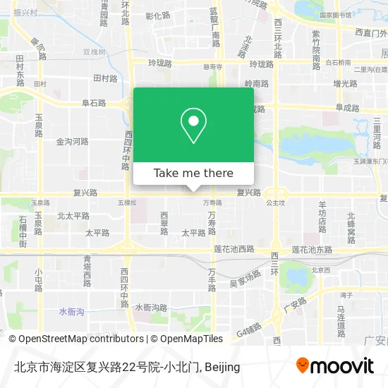 北京市海淀区复兴路22号院-小北门 map