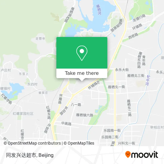 同发兴达超市 map