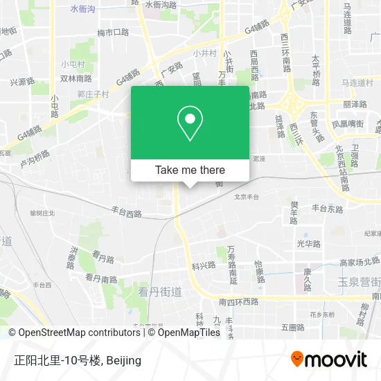 正阳北里-10号楼 map