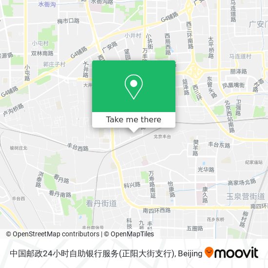 中国邮政24小时自助银行服务(正阳大街支行) map