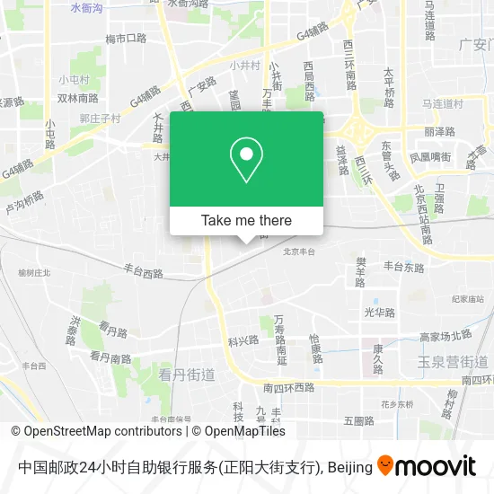 中国邮政24小时自助银行服务(正阳大街支行) map