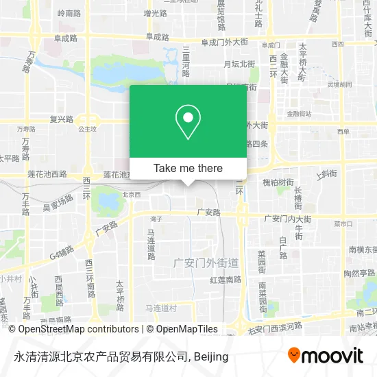永清清源北京农产品贸易有限公司 map