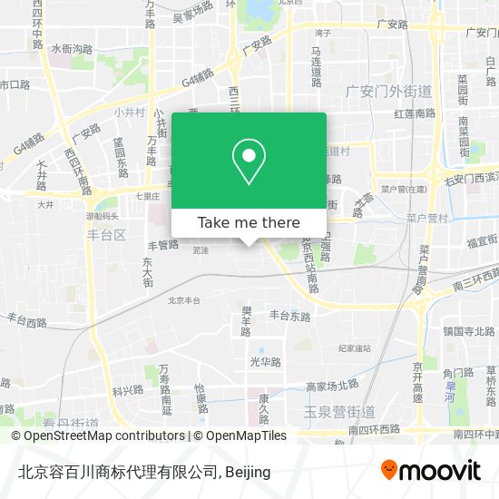 北京容百川商标代理有限公司 map