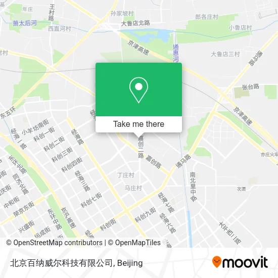 北京百纳威尔科技有限公司 map