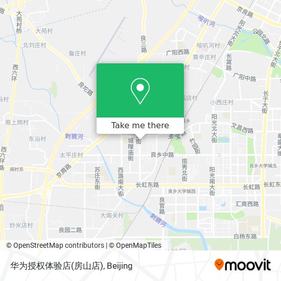 华为授权体验店(房山店) map
