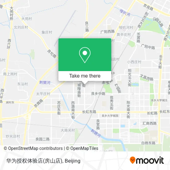 华为授权体验店(房山店) map