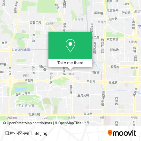 田村小区-南门 map