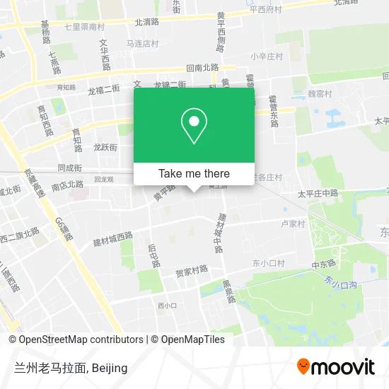 兰州老马拉面 map