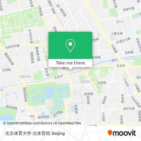 北京体育大学-北体育馆 map