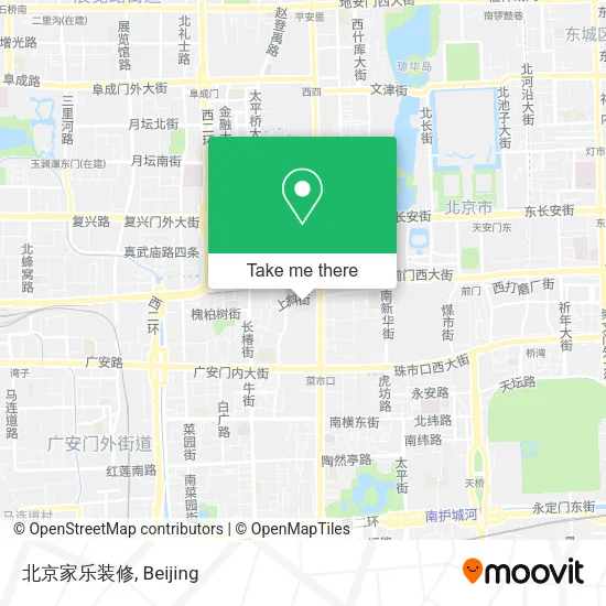 北京家乐装修 map