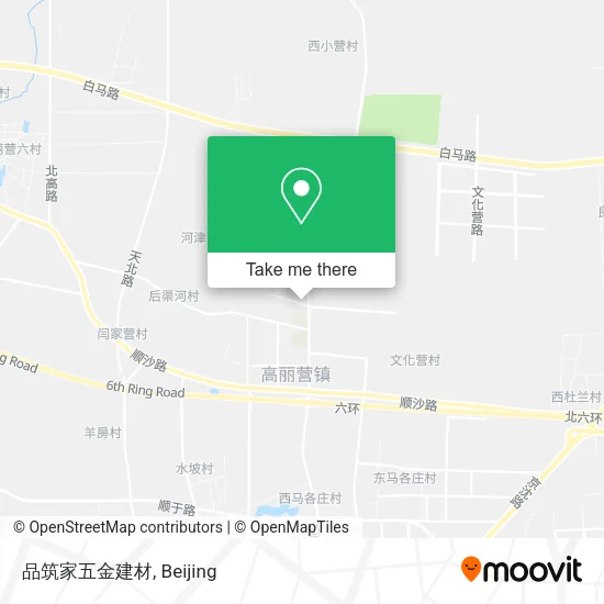 品筑家五金建材 map