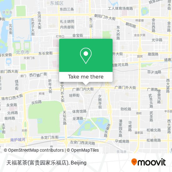 天福茗茶(富贵园家乐福店) map