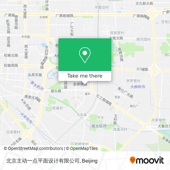 北京主动一点平面设计有限公司 map