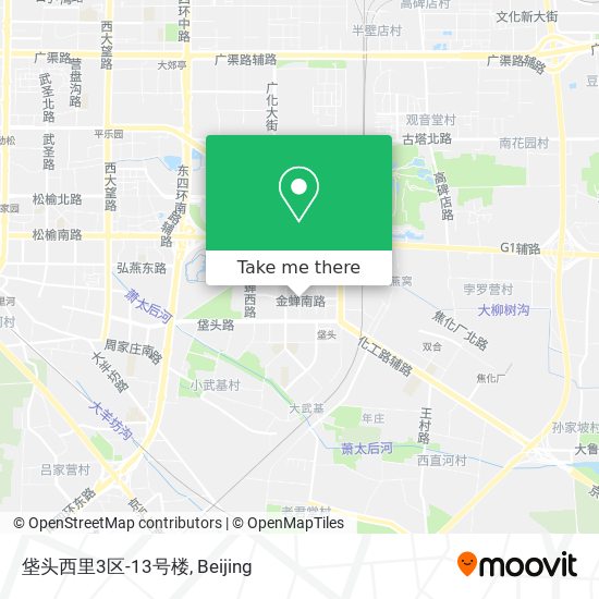 垡头西里3区-13号楼 map