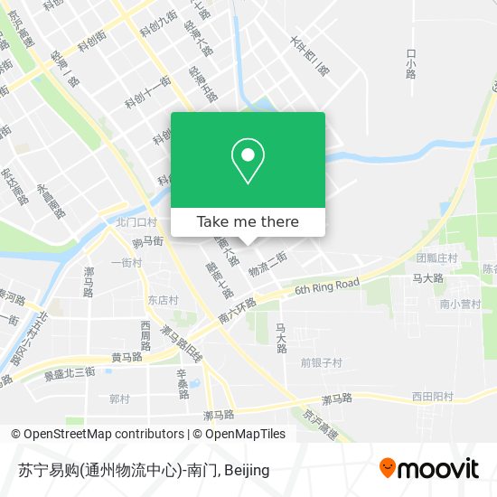 苏宁易购(通州物流中心)-南门 map