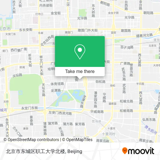 北京市东城区职工大学北楼 map