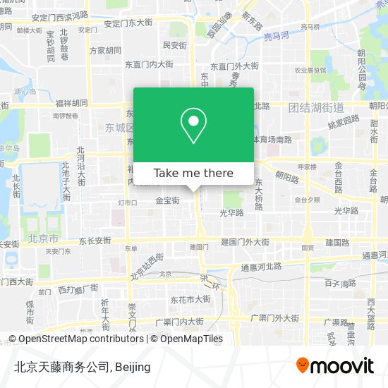 北京天藤商务公司 map