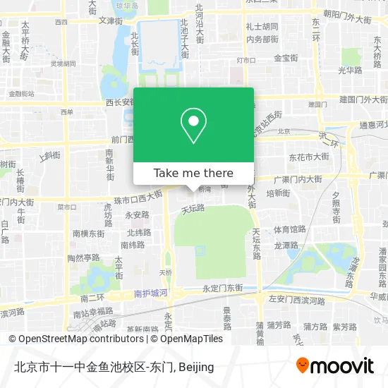 北京市十一中金鱼池校区-东门 map
