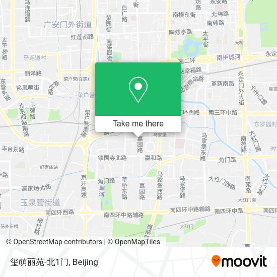 玺萌丽苑-北1门 map