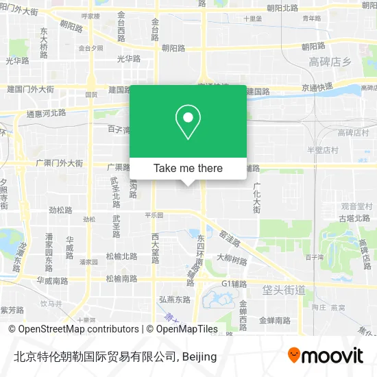 北京特伦朝勒国际贸易有限公司 map