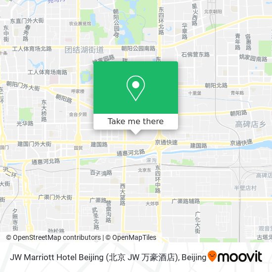 JW Marriott Hotel Beijing (北京 JW 万豪酒店) map