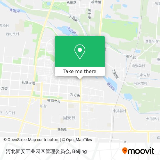 河北固安工业园区管理委员会 map
