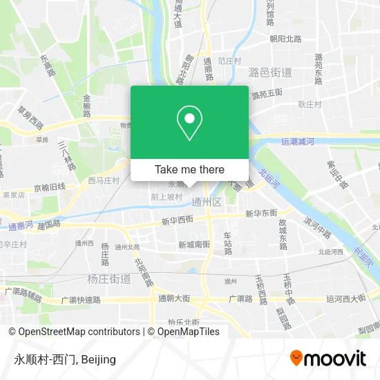 永顺村-西门 map